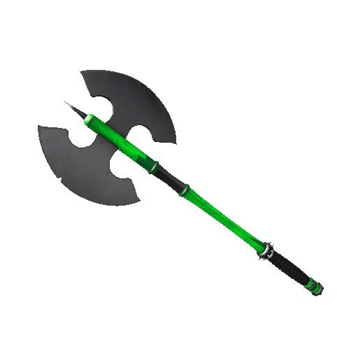 Health and Hell (Green) Scotsman's Skullcutter (Minimal Wear)