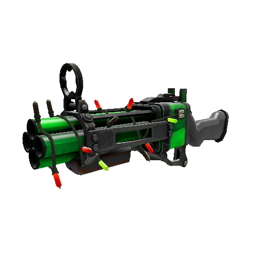 Strange Festivized Health and Hell (Green) Iron Bomber (Field-Tested)
