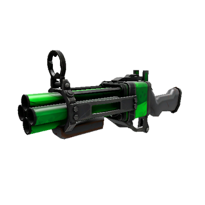 Strange Specialized Killstreak Health and Hell (Green) Iron Bomber (Field-Tested)