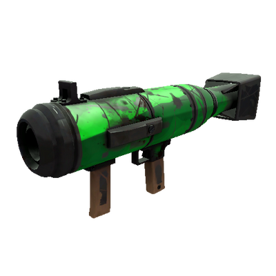Strange Specialized Killstreak Health and Hell (Green) Air Strike (Battle Scarred)