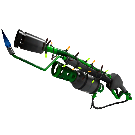 Festivized Specialized Killstreak Health and Hell (Green) Flame Thrower (Factory New)