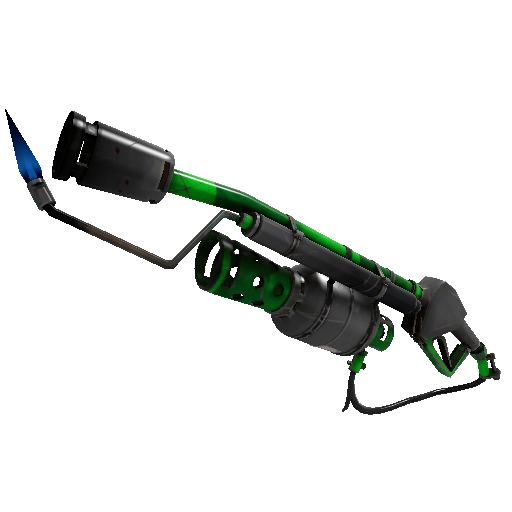 Strange Specialized Killstreak Health and Hell (Green) Flame Thrower (Field-Tested)