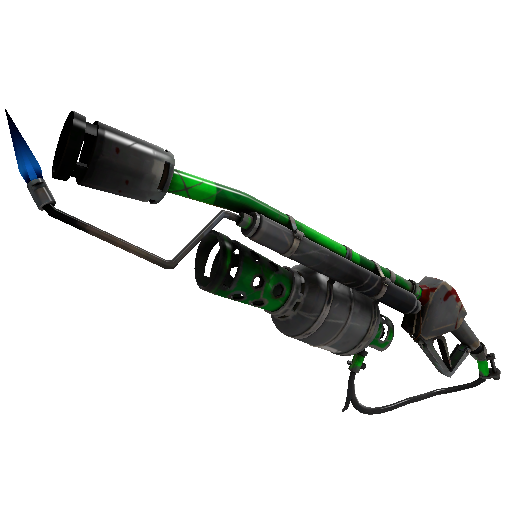 Specialized Killstreak Health and Hell (Green) Flame Thrower (Well-Worn)
