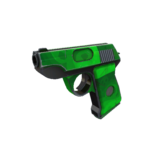 Health and Hell (Green) Pistol (Minimal Wear)