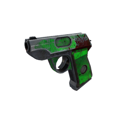 Health and Hell (Green) Pistol (Battle Scarred)