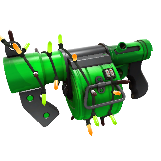 Festivized Health and Hell (Green) Stickybomb Launcher (Factory New)