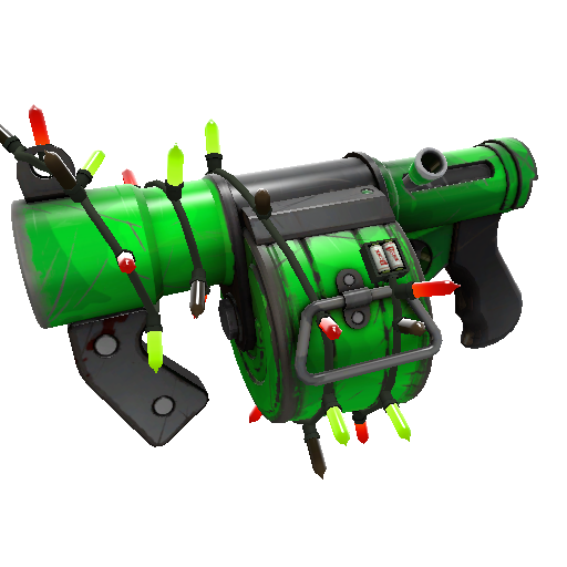 Strange Festivized Specialized Killstreak Health and Hell (Green) Stickybomb Launcher (Field-Tested)