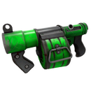 Strange Health and Hell (Green) Stickybomb Launcher (Well-Worn)