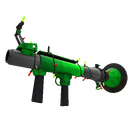 Unusual Festivized Health and Hell (Green) Rocket Launcher (Factory New)
