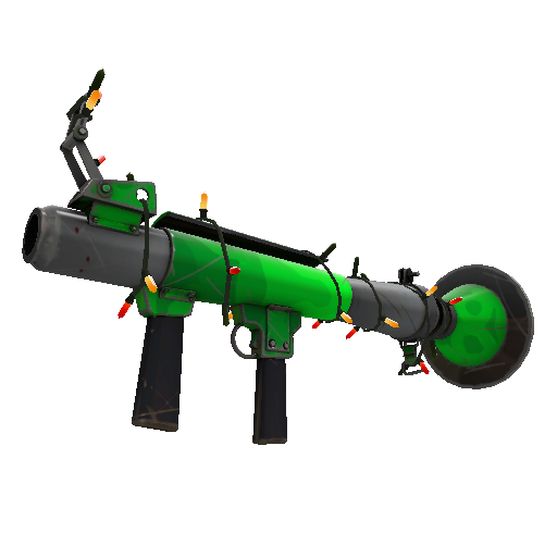 Strange Festivized Specialized Killstreak Health and Hell (Green) Rocket Launcher (Field-Tested)