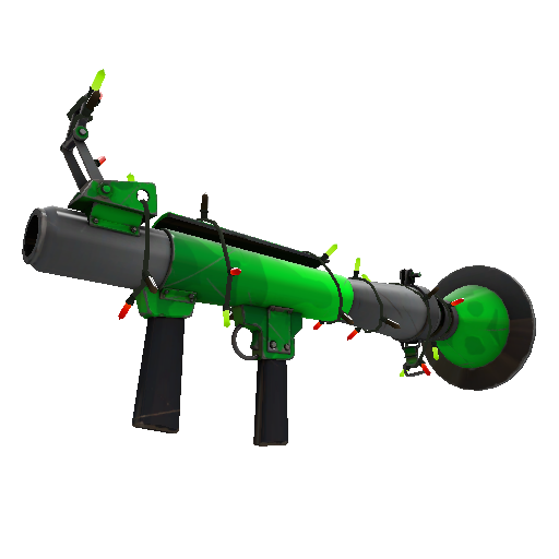 Strange Festivized Specialized Killstreak Health and Hell (Green) Rocket Launcher (Minimal Wear)