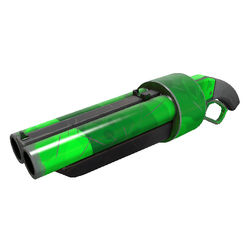 Strange Health and Hell (Green) Scattergun (Minimal Wear)