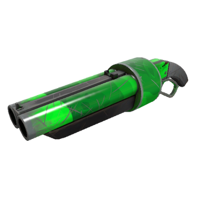 Strange Health and Hell (Green) Scattergun (Field-Tested)