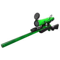 Strange Unusual Health and Hell (Green) Sniper Rifle (Minimal Wear)