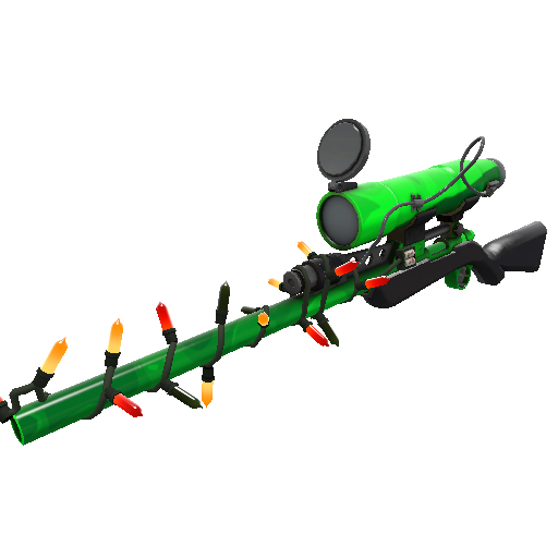 Festivized Health and Hell (Green) Sniper Rifle (Factory New)