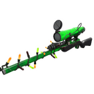 Festivized Health and Hell (Green) Sniper Rifle (Field-Tested)