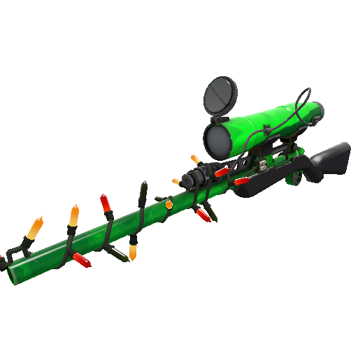 Festivized Health and Hell (Green) Sniper Rifle (Minimal Wear)