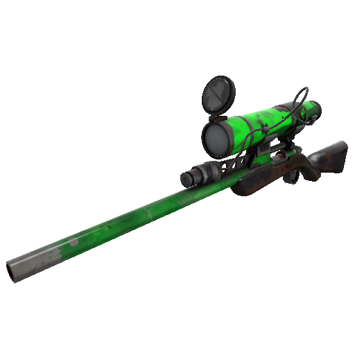 Health and Hell (Green) Sniper Rifle (Battle Scarred)