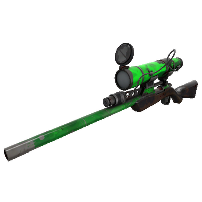 Health and Hell (Green) Sniper Rifle (Battle Scarred)