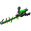 Festivized Health and Hell (Green) Sniper Rifle (Well-Worn)