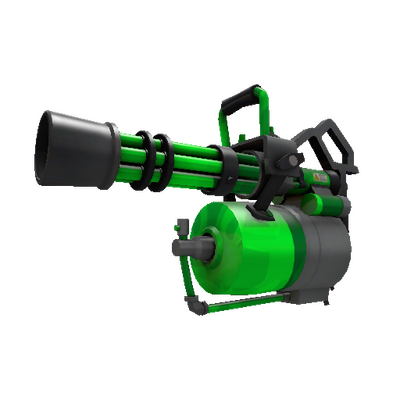 Strange Health and Hell (Green) Minigun (Factory New)