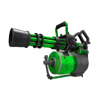 Strange Specialized Killstreak Health and Hell (Green) Minigun (Field-Tested)