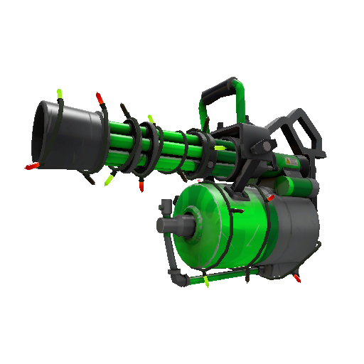Strange Festivized Specialized Killstreak Health and Hell (Green) Minigun (Minimal Wear)
