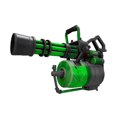 Health and Hell (Green) Minigun (Well-Worn)