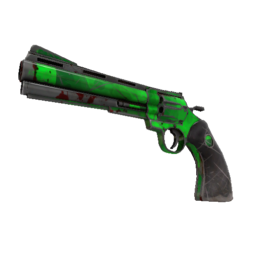 Health and Hell (Green) Revolver (Battle Scarred)