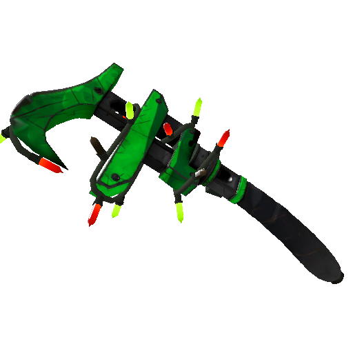 Strange Festivized Specialized Killstreak Health and Hell (Green) Jag (Well-Worn)