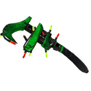 Strange Festivized Specialized Killstreak Health and Hell (Green) Jag (Well-Worn)