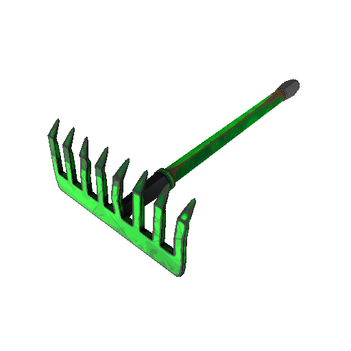Health and Hell (Green) Back Scratcher image