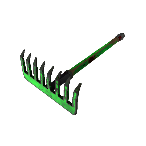 Health and Hell (Green) Back Scratcher (Battle Scarred)