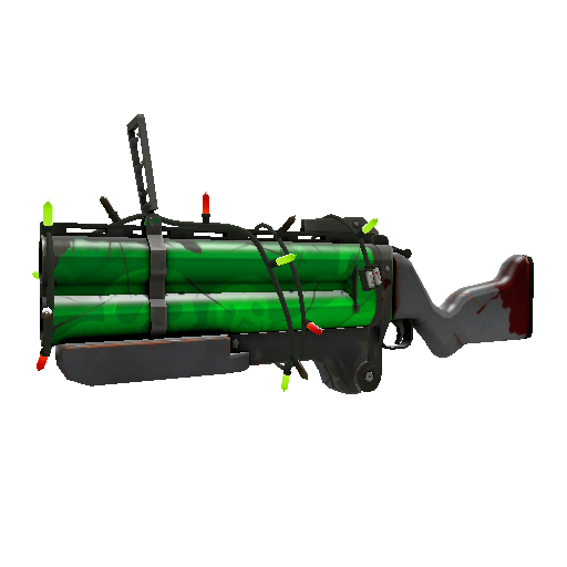 Strange Festivized Professional Killstreak Health and Hell (Green) Loch-n-Load (Well-Worn)