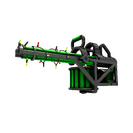 Unusual Festivized Professional Killstreak Health and Hell (Green) Brass Beast (Field-Tested)