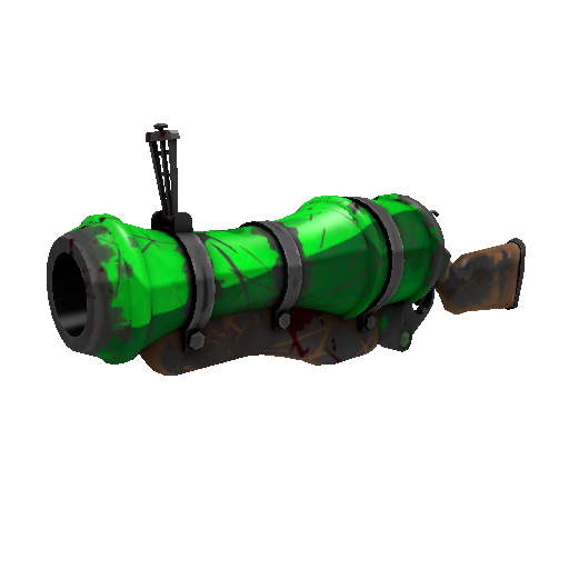 Strange Specialized Killstreak Health and Hell (Green) Loose Cannon (Battle Scarred)