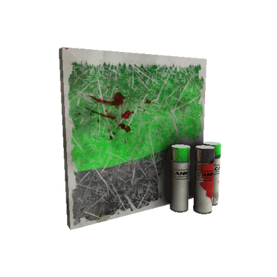Strange Health and Hell (Green) War Paint (Battle Scarred)
