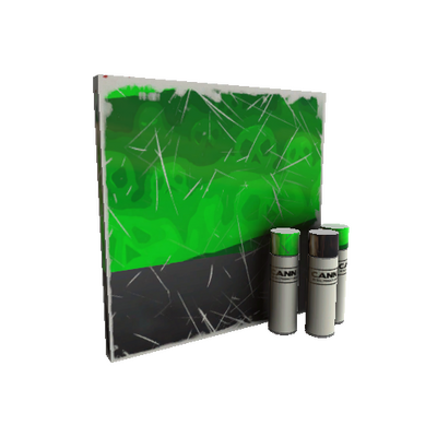 Strange Health and Hell (Green) War Paint (Field-Tested)