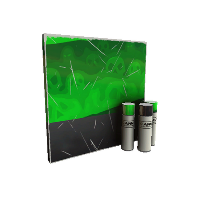 Strange Health and Hell (Green) War Paint (Minimal Wear)