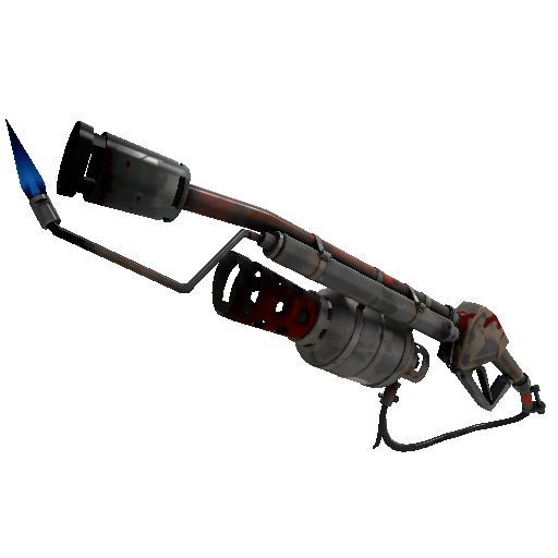 Strange Health and Hell Flame Thrower (Battle Scarred)