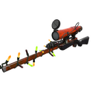 Unusual Festivized Specialized Killstreak Health and Hell Sniper Rifle (Well-Worn)