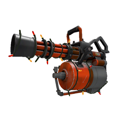 Strange Festivized Health and Hell Minigun (Minimal Wear)