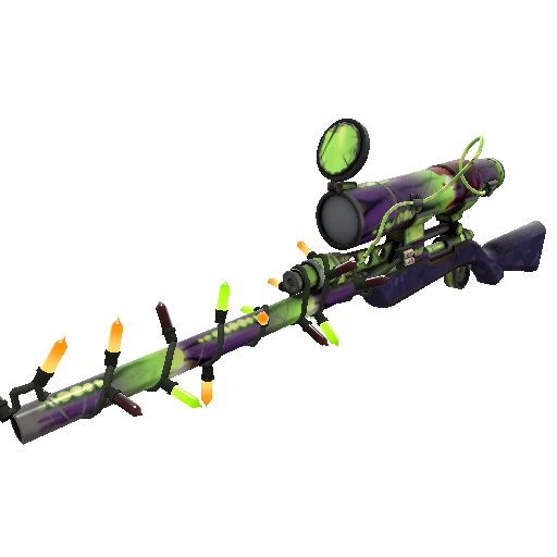 Festivized Bonzo Gnawed Sniper Rifle (Well-Worn)