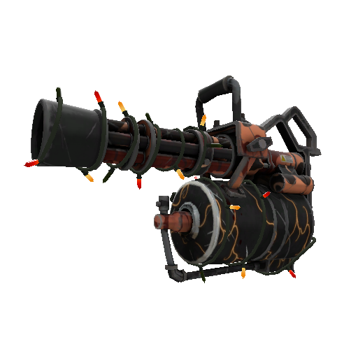 Unusual Festivized Sunriser Minigun (Field-Tested)