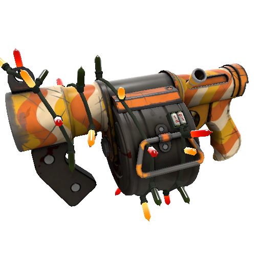 Strange Festivized Cream Corned Stickybomb Launcher (Well-Worn)