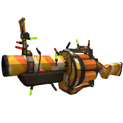 Strange Festivized Killstreak Cream Corned Grenade Launcher (Field-Tested)