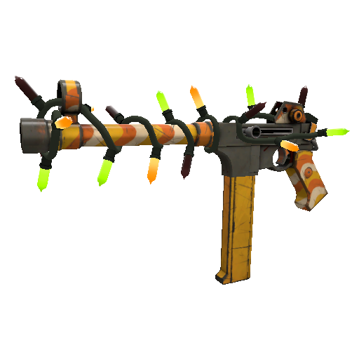 Strange Festivized Cream Corned SMG (Well-Worn)