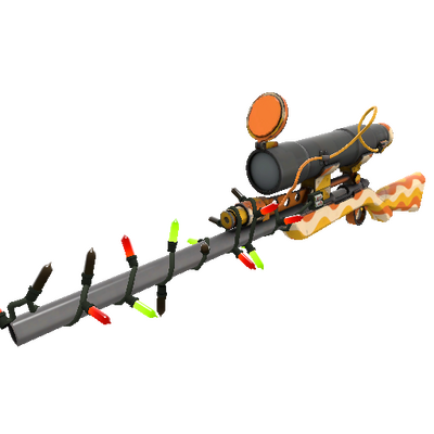 Strange Festivized Specialized Killstreak Cream Corned Sniper Rifle (Minimal Wear)