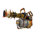 Strange Unusual Festivized Killstreak Cream Corned Minigun (Battle Scarred)