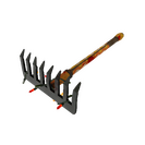 Unusual Festivized Professional Killstreak Cream Corned Back Scratcher (Battle Scarred)